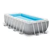 Image de Kit Piscine hors sol tubulaire INTEX - Pris Frame - 488 x 244 x 107 cm - Rectangulaire (Bâche tapis de sol) + Skimmer de surface