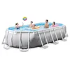 Image de Piscine Ovale En Kit Baltik - Longueur 503 Cm X Largeur 274 Cm - Gris Clair
