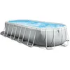Image de Kit Piscine hors sol tubulaire INTEX - Pris Frame - 610 x 305 x 122 cm - Ovale (Pompe bâche tapis de sol et échelle) - 26798NP