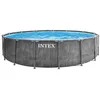 Image de Kit Piscine hors sol tubulaire INTEX - Pris Frame - 457 x 122 cm - Ronde (Pompe bâche tapis de sol et échelle) - 26742NP