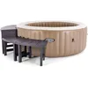 Image de Entourage De Spa 4 Places Rond - 28515 - 2 Pieces Medium + 2 Pieces Hautes - Léger Et Résistant Uv