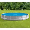 Image de Couverture Solaire De Piscine Bleu 448 Cm Polyéthylène Intex