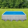 Image de Couverture Solaire De Piscine Bleu 378x186 Cm Polyéthylène Intex