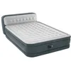 Image de Matelas gonflable - INTEX - Ultra Plush Headboard - 152x203 cm - Pompe électrique - Gris