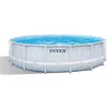 Image de Piscine Hors Sol Intex Ronde Chevron 4,88 X 1,22 M Kit Avec Filtre