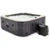 Image de Spa gonflable purespa ardoise carré bulles 4 places - intex
