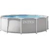 Image de Kit piscine hors sol tubulaire intex - pris frame - 366 x 99 cm - ronde (pompe, cartouche et échelle) - 26716nd 26716ND