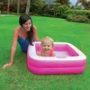 Image de INTEX Piscine gonflable enfant / bébé pataugeoire Carree 85 x 85 x 23 cm (couleur aléatoire)