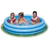 Image de Piscinette Pataugeoire Gonflable Cristal - Diam. 168 X H. 40 Cm - Bleu