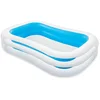 Image de Piscine Rectangulaire Family - Longueur 262 Cm X Largeur 175 Cm - Bleu Et Blanc