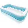 Image de Piscine Gonflable Rectangulaire Family - L. 305 X H. 56 Cm - Bleu