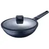 Image de Wok Masterpro Indigo Noir Aluminium (ø 28 Cm)