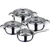 Image de Batterie de cuisine - SAN IGNACIO - Faro - 7 pièces - Acier inox - Compatible induction