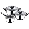 Image de Batterie de cuisine - GENERIQUE - SG-8170 - Acier Inoxydable - 5 pièces - Compatible induction