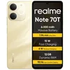 Image de realme Note 70T Smartphone 4+256 GB Batterie de 6 000 mAh Rechargement rapide à 15 W avec charge inversée à 6 Wor