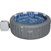 Image de Spa gonflable BESTWAY - Lay-Z-Spa Santorini - 5 à 7 places -Rond (Livré avec 5 appuie-tête rembourrés + 2 LED à eau ColorJet)