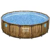Image de Kit Piscine hors sol tubulaire BESTWAY - Power Steel  - 488 x 122 cm - Ronde (filtre à cartouche bâche échelle)