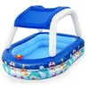 Image de Piscine Gonflable Bestway 54370 Pvc Ovale 1.55x2.13m H1.32m