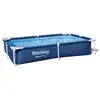 Image de Piscine démontable rectangulaire bestway steel pro 221x150x43 cm capacité de 1.200 litres couleur bleu