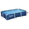 Image de Bestway Piscine Hors Sol Tubulaire Rectangulaire Bestway Steel Pro 300 X 201 X 66 Cm Bleu