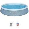 Image de Kit Piscine Gonflable - Fast Set - 396 X 84 Cm - Ronde (filtre A Cartouche, 1 Cartouche)