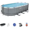 Image de Kit Piscine Hors Sol Tubulaire - Steel Pro Max  - 549 X 274 X 122 Cm - Ovale (filtre A Cartouche, Bâche, Échelle)