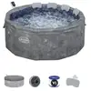 Image de Bestway Spa Semi Rigide Rond Lay-z-spa Carrara Smart Airjet Thermacore Avec Wifi 4-6 Personnes
