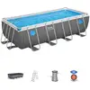 Image de Piscine Hors-sol Rectangulaire Steelpromax Tritech Gris 488x244x122 Cm Bestway