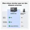 Image de Nas Ugreen Dxp4800 4-baies Sata Intel Celeron 2,5 Gbe 112to Gris