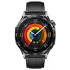 Image de Montre Connectée Huawei Watch Gt 5 46 Mm Acier Inoxydable Avec Bracelet En Fluoroélastomère Noir