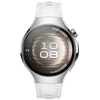 Image de Montre Connectée Huawei Watch 5 42 Mm Bluetooth Gris Avec Bracelet En Cuir Blanc
