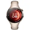 Image de Montre connectée huawei watch 5 42 mm bluetooth doré avec bracelet en cuir doré
