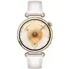 Image de Montre Connectée Huawei Watch Gt6 41 Mm Bluetooth Doré Avec Bracelet En Cuir Composite Blanc