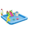 Image de Bestway Aire De Jeux Little Astronaut, 228 X 206 X 84 Cm, Toboggan, Punching-ball, Jeux D'anneaux, 2 Frisbee