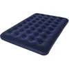 Image de BESTWAY Matelas gonflable floqué Horizon Double + Pompe électrique Sidewinder + Sac   2 places   Bleu