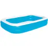 Image de Piscine Gonflable Familiale Rectangulaire Bleu - 269 X 175 X 51cm