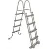 Image de Échelle de sécurité pour piscine Bestway - 4 marches antidérapantes - acier inoxydable - 122cm