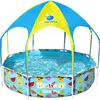 Image de Piscine tubulaire Bestway ronde Steel Pro avec parasol 2.44 x 0.51 m en occasion ou reconditionné