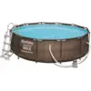 Image de Piscine Tubulaire Hors Sol Bestway Steel Promax Deluxe Ronde 366 Cm
