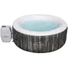 Image de Spa Gonflable Rond Lay-Z-Spa Bahamas Airjet - 180X66 Cm - Motif Bois 2-4 Personnes 180x66 cm