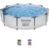 Image de Bestway - kit piscine hors sol 3,05 m x 76 cm 56408 - steel pro max 56408
