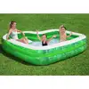 Image de Piscine Avec Siège Tropical Paradise 231x231x51 Cm Bestway