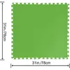 Image de BESTWAY - Tapis de sol pour piscine - Lot de 9 dalles de protection en mousse vert - 78 x 78 cm ép 4mm