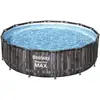 Image de Kit Piscine Hors Sol Tubulaire Steel Pro Max  - 427 X 107 Cm - Ronde (livrée Avec Pompe De Filtration, Échelle)