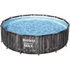 Image de Kit Piscine hors sol tubulaire BESTWAY Steel Pro Max  - 427 x 107 cm - Ronde (Livrée avec pompe de filtration échelle)