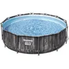 Image de Kit Piscine hors sol tubulaire BESTWAY - Steel Pro Max  - 366 x 100 cm - Ronde (filtre à cartouche échelle diffuseur)