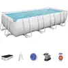 Image de Piscine Hors-sol Tubulaire Power Steel 549x274x122 Cm Épurateur A Cartouche De 5 678 L/h Bâche Et Échelle