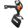 Image de Aspirateur Souffleur Broyeur Sur Batterie Worx Vendu Sans Batterie