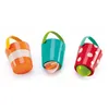 Image de Hape Ensemble De 3 Seaux Colorés Pour Le Bain