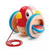 Image de Oisillon En Bois À Promener Avec Corde - Jouet Éducatif Pour Enfants